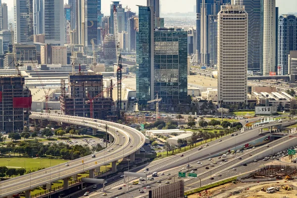 Uitzicht vanaf Dubai frame — Stockfoto