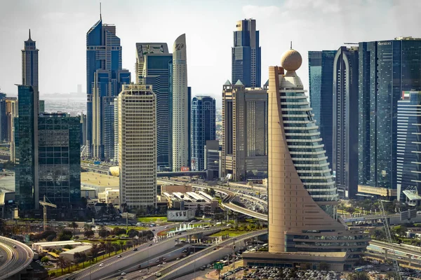 Dubai Frame 'den görünüm — Stok fotoğraf