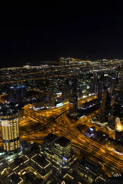 Gece en iyi görünüm Dubai — Stok fotoğraf