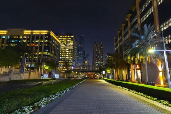 迪拜的夜景 — 图库照片