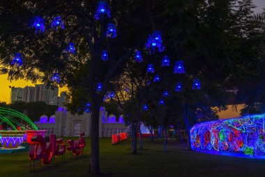 Dubai Bahçesi Uae 'de parlıyor