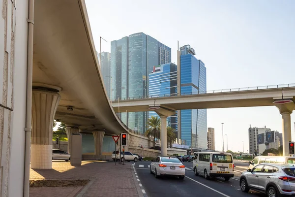 Dubai trafik kavşakları — Stok fotoğraf