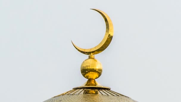 Goldene Kuppel-Moschee — Stockvideo