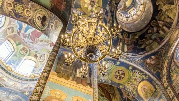 Church of the Savior on Spilled Blood (Cathedral of Resurrection) — Stock Video