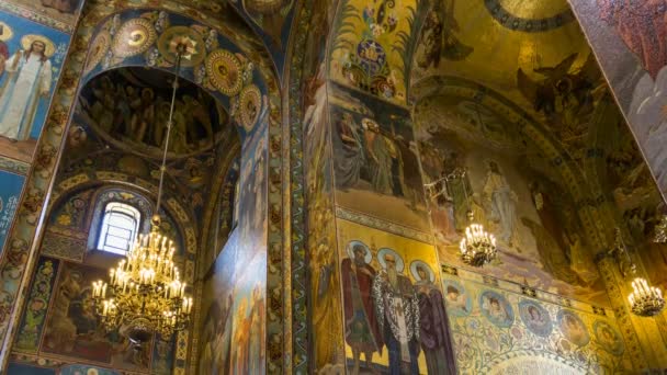 Iglesia del Salvador sobre la Sangre derramada (Catedral de la Resurrección) — Vídeos de Stock