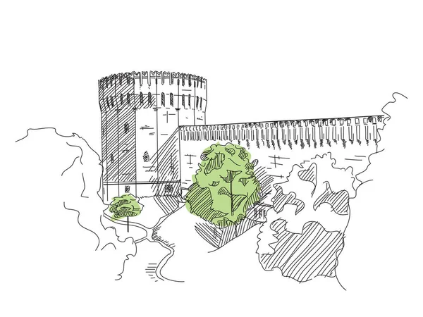 Smolensk kalesi. Smolensk 'te. Rusya