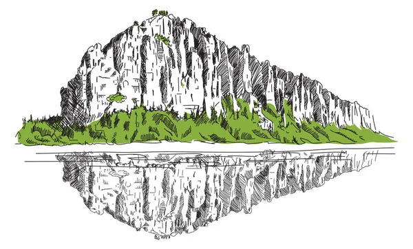 Doğal park Lena Pillars. Yakutia. Sibirya.