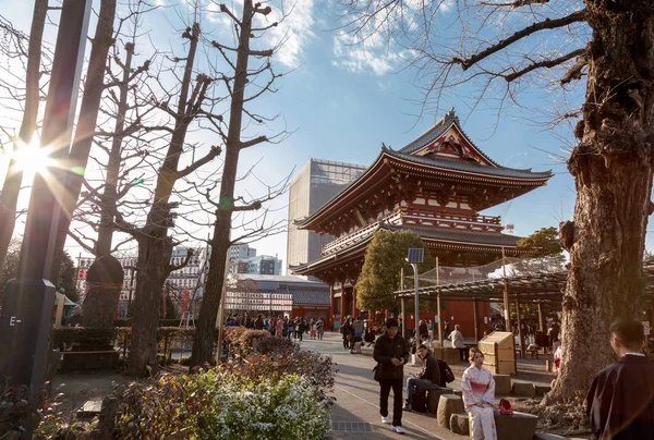 Tokyo Giappone Marzo 2017 Senso Noto Anche Come Tempio Asakusa — Foto Stock