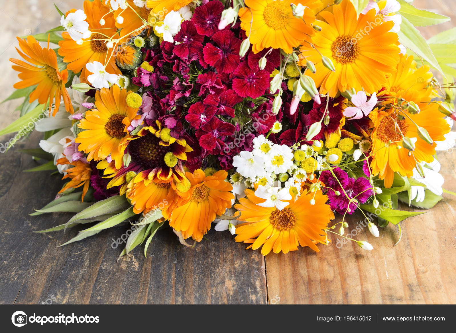 Frais Bouquet Fleurs Printemps Photographie Simonida