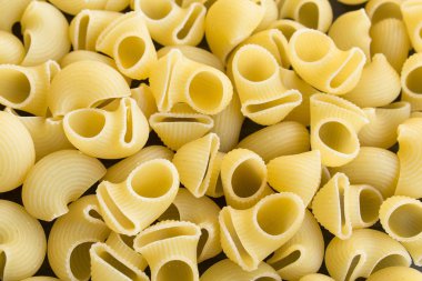 İtalyan makarna boru arka plan olarak Rigate.