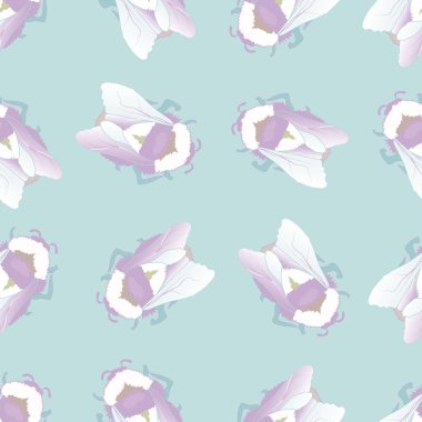 Arı desen arka plan. Dikişsiz desen, komik bumblebees