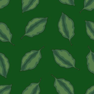 Yaprakları, sonbahar renkli arka plan ile Seamless modeli