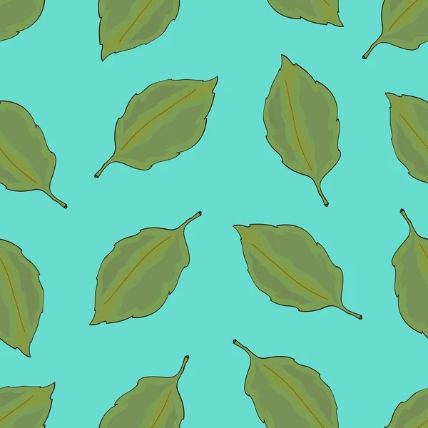 Χωρίς ραφή πρότυπο με φύλλα, φθινόπωρο πολύχρωμο φόντο — Διανυσματικό Αρχείο