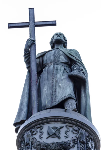 Monumento ao príncipe de Kiev Vladimir Batista. Kiev. Ucrânia — Fotografia de Stock