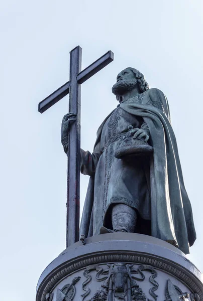 Monumento al principe di Kiev Vladimir il Battista. Kiev. Ucraina — Foto Stock