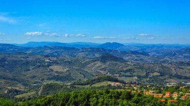 Titan Dağı 'ndan San Marino manzarası