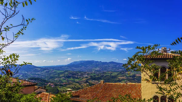 Widok San Marino Góry Tytan — Zdjęcie stockowe