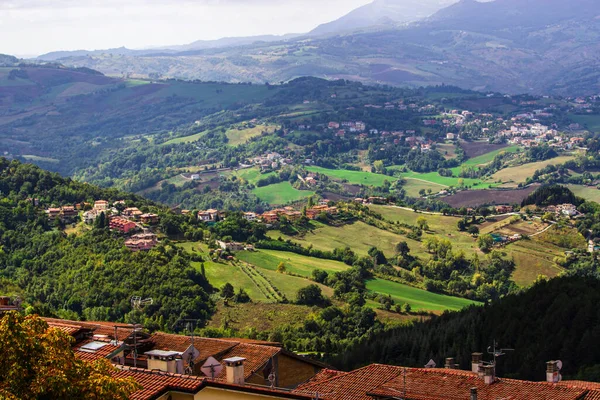 Widok San Marino Góry Tytan — Zdjęcie stockowe