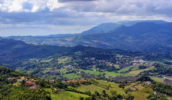 Widok San Marino Góry Tytan — Zdjęcie stockowe