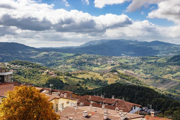 Widok San Marino Góry Tytan — Zdjęcie stockowe