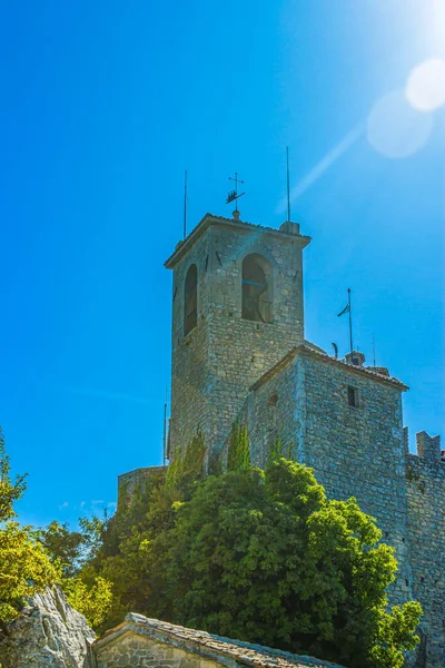 Fortaleza Pedra Antiga San Marino — Fotografia de Stock