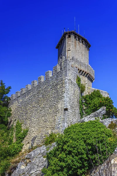 Fortaleza Pedra Antiga San Marino — Fotografia de Stock