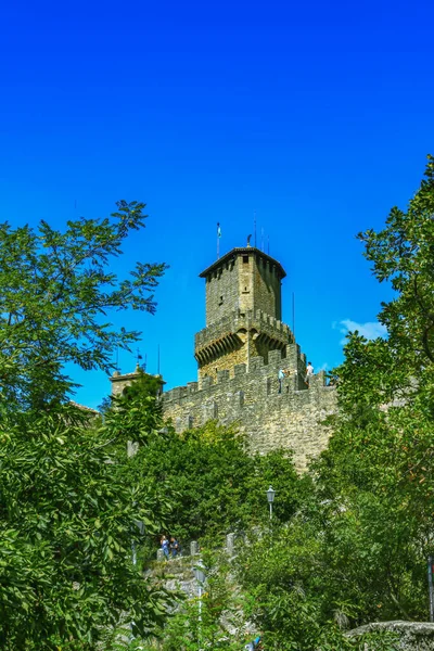 Fortaleza Pedra Antiga San Marino — Fotografia de Stock