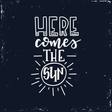 Elle çizilmiş tipografi poster. Kavramsal el yazısı ifade ev ve aile T gömlek el kaligrafi tasarım aydın. İlham verici vektör