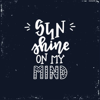 Elle çizilmiş tipografi poster. Kavramsal el yazısı ifade ev ve aile T gömlek el kaligrafi tasarım aydın. İlham verici vektör