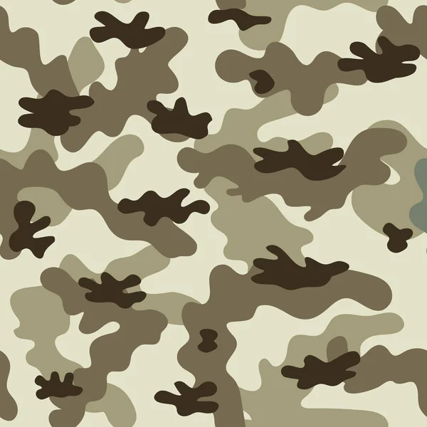 Camouflage naadloos patroon. Vectorillustratie — Stockvector