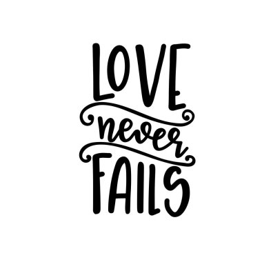 İsa 'nın Hristiyanlığı' nda yeni bir hayat, el çizimi tipografi posteri ya da kartlarından alıntılar. Kavramsal el yazısı ifade.