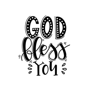 İsa 'nın Hristiyanlığı' nda yeni bir hayat, el çizimi tipografi posteri ya da kartlarından alıntılar. Kavramsal el yazısı ifade.