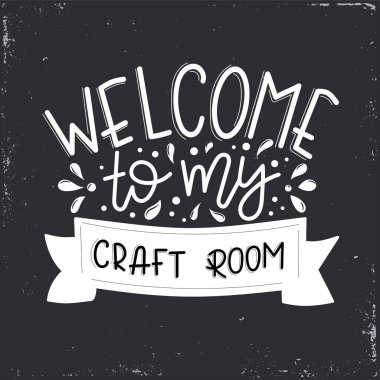 Vektör harfleri, el işi piyasası için motivasyon alıntısı. Hobisi el yapımı olan biri için komik bir alıntı..