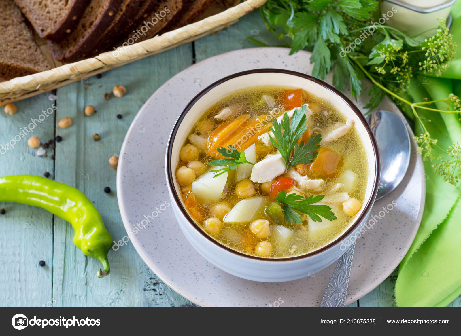 Dieta de pollo sopa
