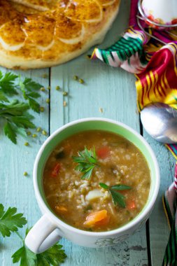 Arap mutfağı. Olaylar Ramazan. Orta Doğu Mung fasulye çorbası