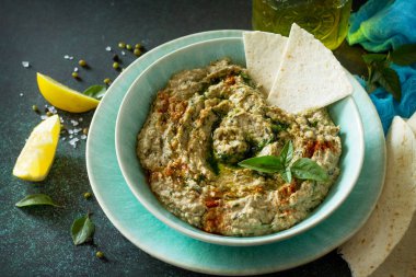 Ev yapımı lezzetli ve sağlıklı protein vegan, vejetaryen gıda, R