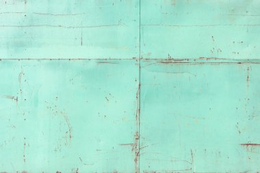 Vintage mavi paslı metal sac doku, boş yere metal arka plan