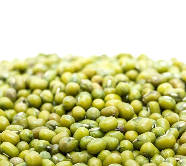 クローズ アップ ショットでダイエットのため緑豆や緑豆の自然有機高たんぱく食品 — ストック写真
