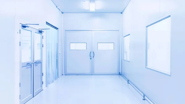 실험실 게이트웨이 형광등의 인테리어 — 스톡 사진