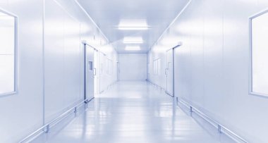 Bilim Laboratuvarı veya modern fabrikası endüstriyel iç arka plan