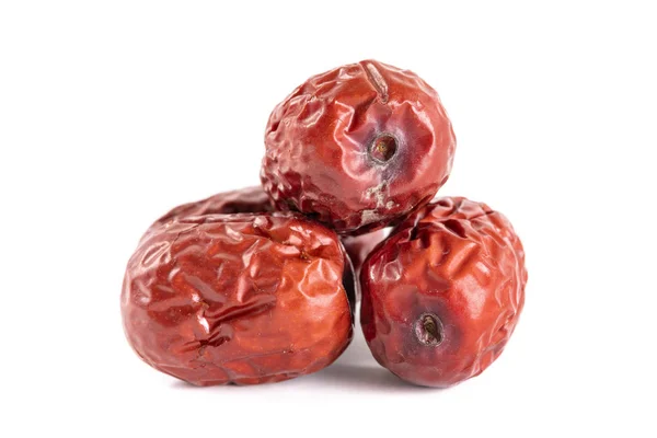 Chinese red date isolated on white background — Stock Photo, Image