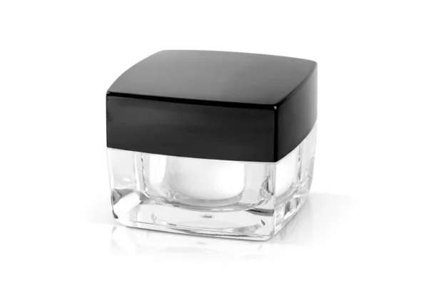 Pote de creme de embalagem de cosméticos para design de produto mock-up — Fotografia de Stock
