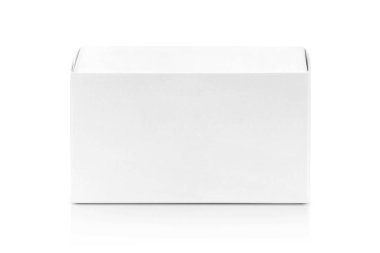 ürünler tasarım mock-up için beyaz kağıt kutusu