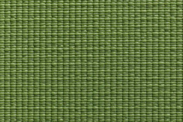 Green yoga exercise mat texture background — Stock Photo, Image