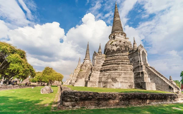 Wat Phra Sanphet Temple Ayutthaya Historical Park Ancient Capital Beautiful — Stock Photo, Image