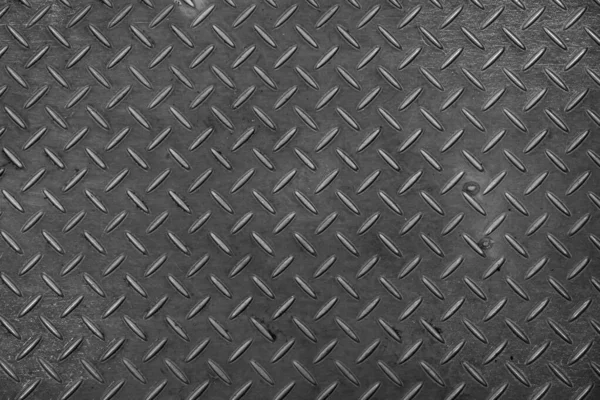 Μεταλλική Πλάκα Υφή Ρόμβους Σχήματα Σκούρο Βρώμικο Μεταλλικό Φόντο Επιφάνεια — Φωτογραφία Αρχείου