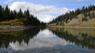 Beş Lakes Valley güzel güneşli bir sonbahar gün