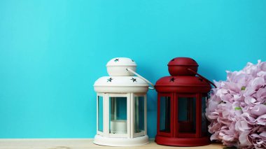 güzel vintage mum ışık ev dekorasyon