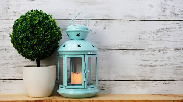 beautiful vintage candle light home decoration