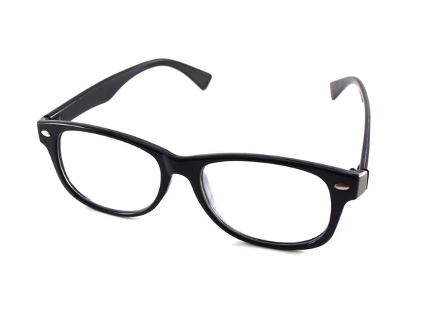 Schwarzes Augenglas Isoliert Auf Weißem Hintergrund — Stockfoto